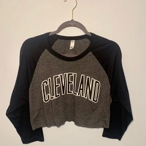 ☆ cropped CLE baseball tee perfect for #festszn ☆